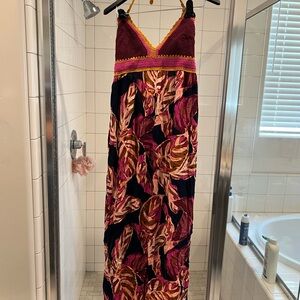 Elegant Multicolor Maxi Dress